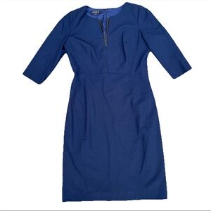 Lafayette 148 Dark Blue Mini Dress Holiday/ Cocktail Size 4